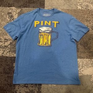 Industry Nine Beer Pint Graphic Tee Men's Size Large